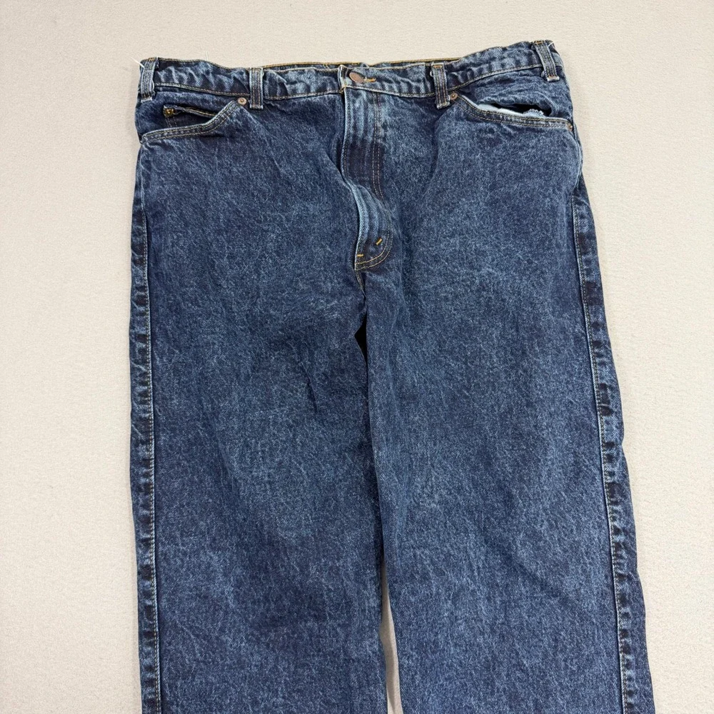 Vintage Levis 549 Jeans Men 40x32 Blue Dark Wash Straight Leg Denim Made USA 80s